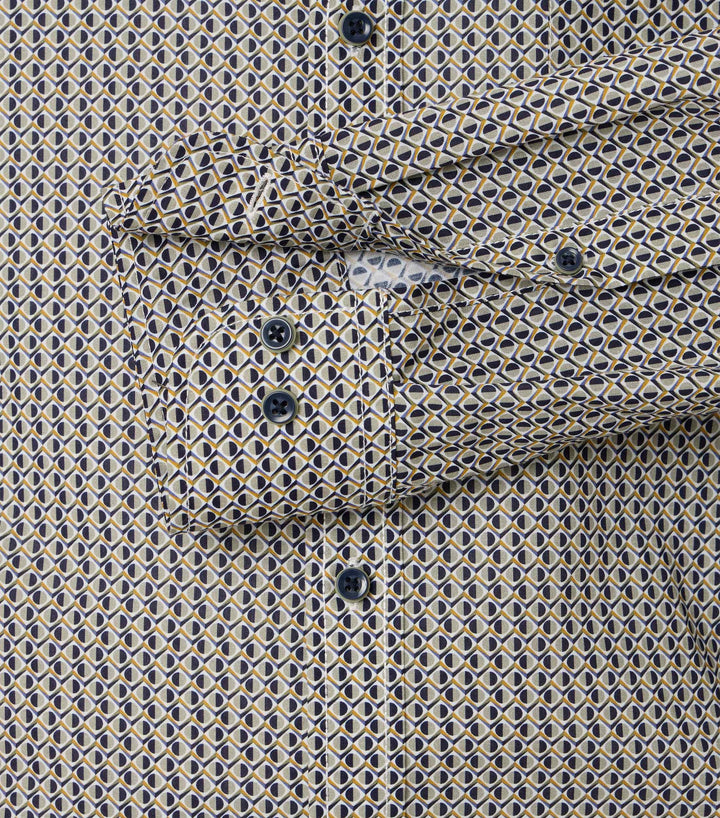 Casa Moda - Heren Overhemd - 444303900 - 200 Brown