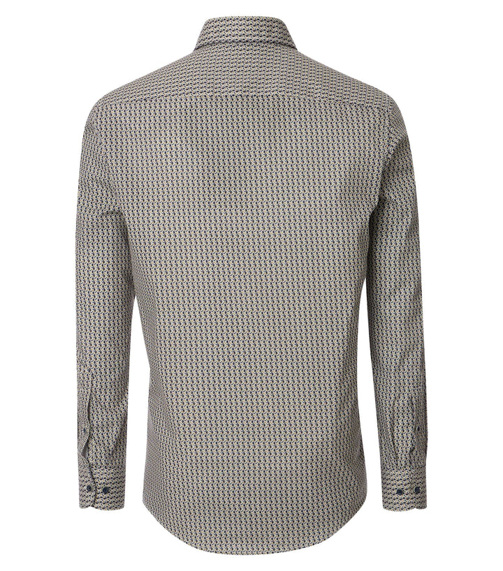 Casa Moda - Heren Overhemd - 444303900 - 200 Brown
