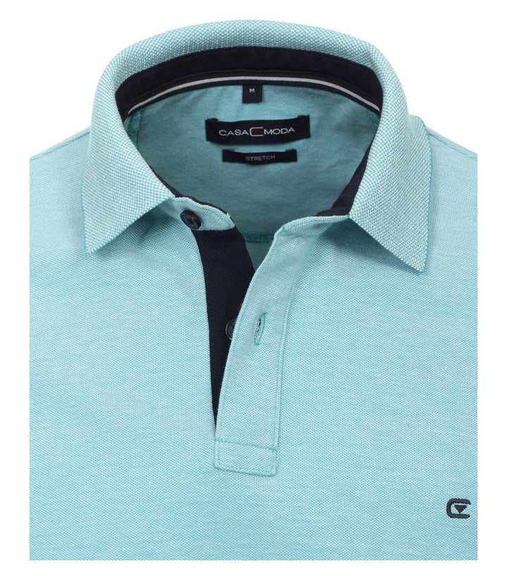 Casa Moda - Heren Polo - 004470 - 397 Maui Blue