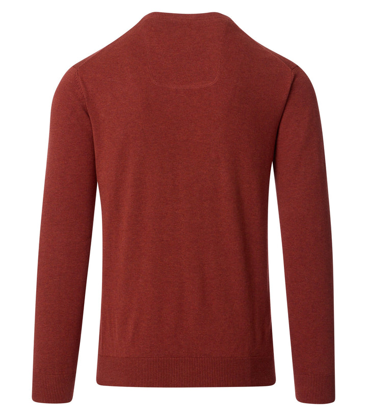 Casa Moda - Heren Trui - 004430 - 490 Fire Brick