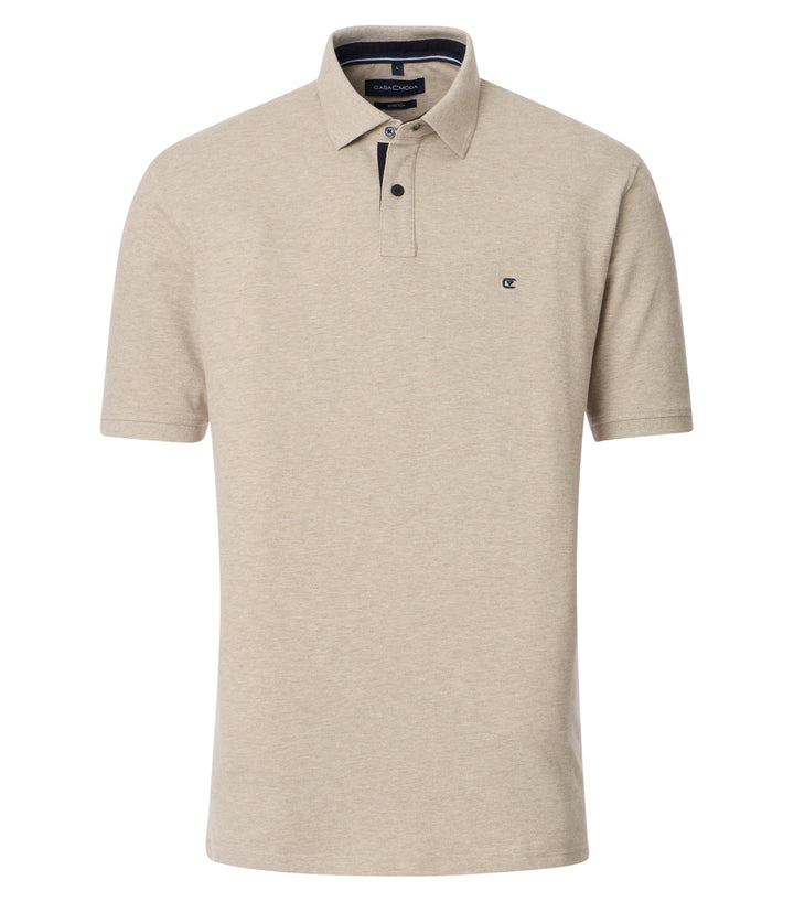 Casa Moda - Heren Polo - 004470 - 668 Plaza Taupe