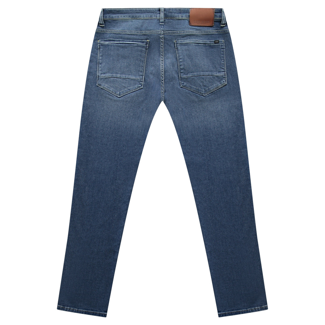 Cars Jeans - Lugano - Heren Soft Denim Regular-fit Jeans - Stone Used