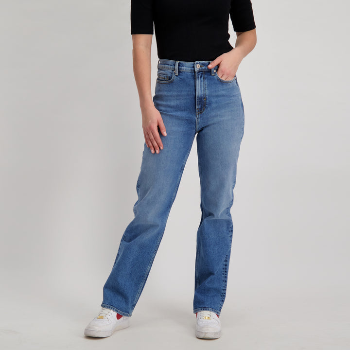 Cars Jeans - Carice Dames Straight Jeans - Stone Used