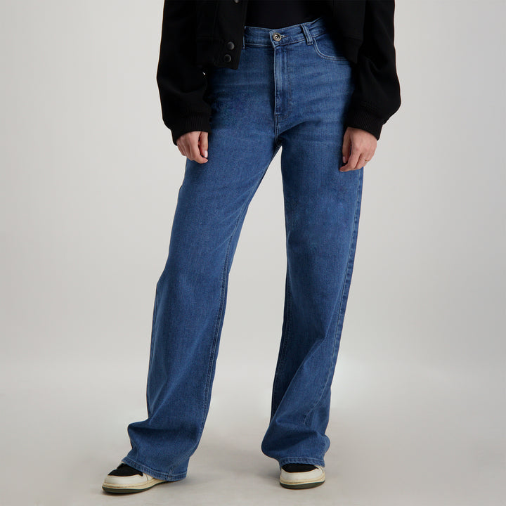 Cars Jeans - Yara Dames Loose-Fit Jeans - Stone Used