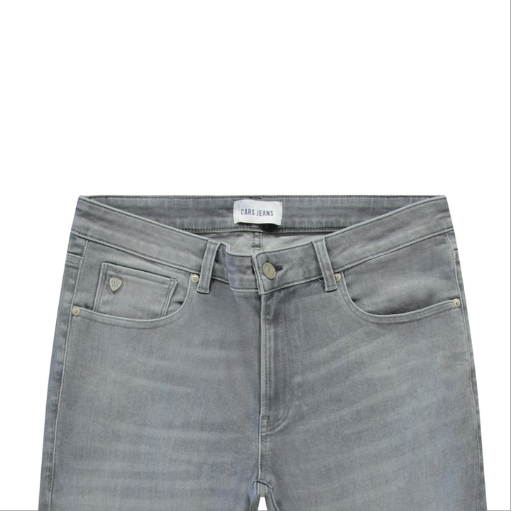 Cars Jeans - Lugano - Heren Soft Denim Regular-fit Jeans - Grey Used
