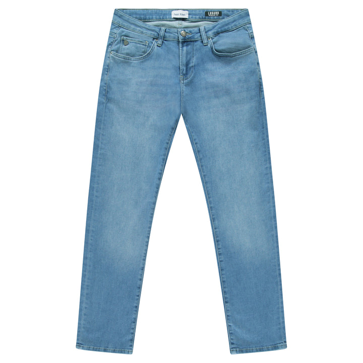 Cars Jeans - Lugano - Heren Soft Denim Regular-fit Jeans - Grey Blue