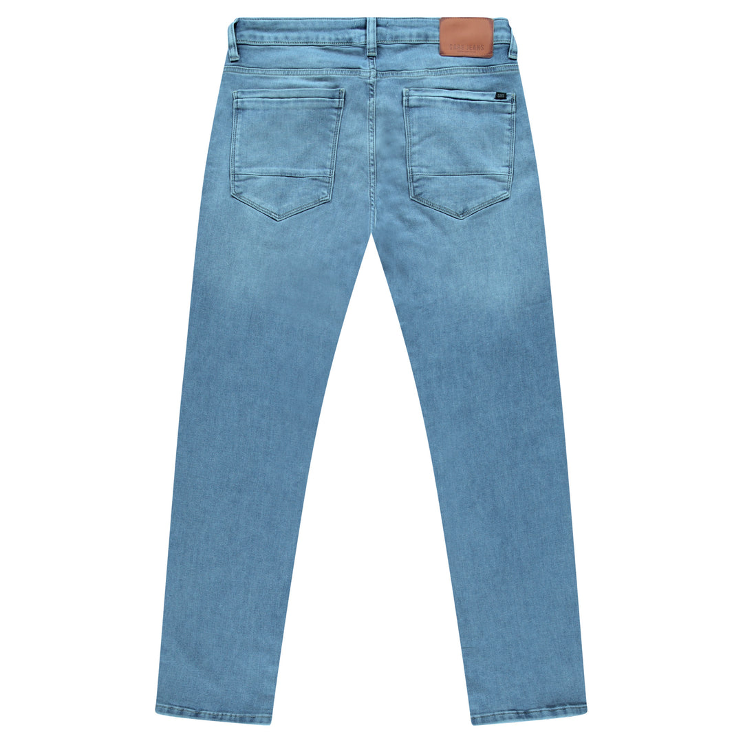 Cars Jeans - Lugano - Heren Soft Denim Regular-fit Jeans - Grey Blue