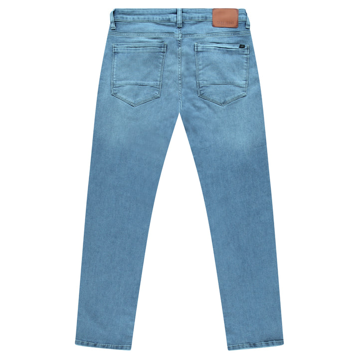Cars Jeans - Lugano - Heren Soft Denim Regular-fit Jeans - Grey Blue