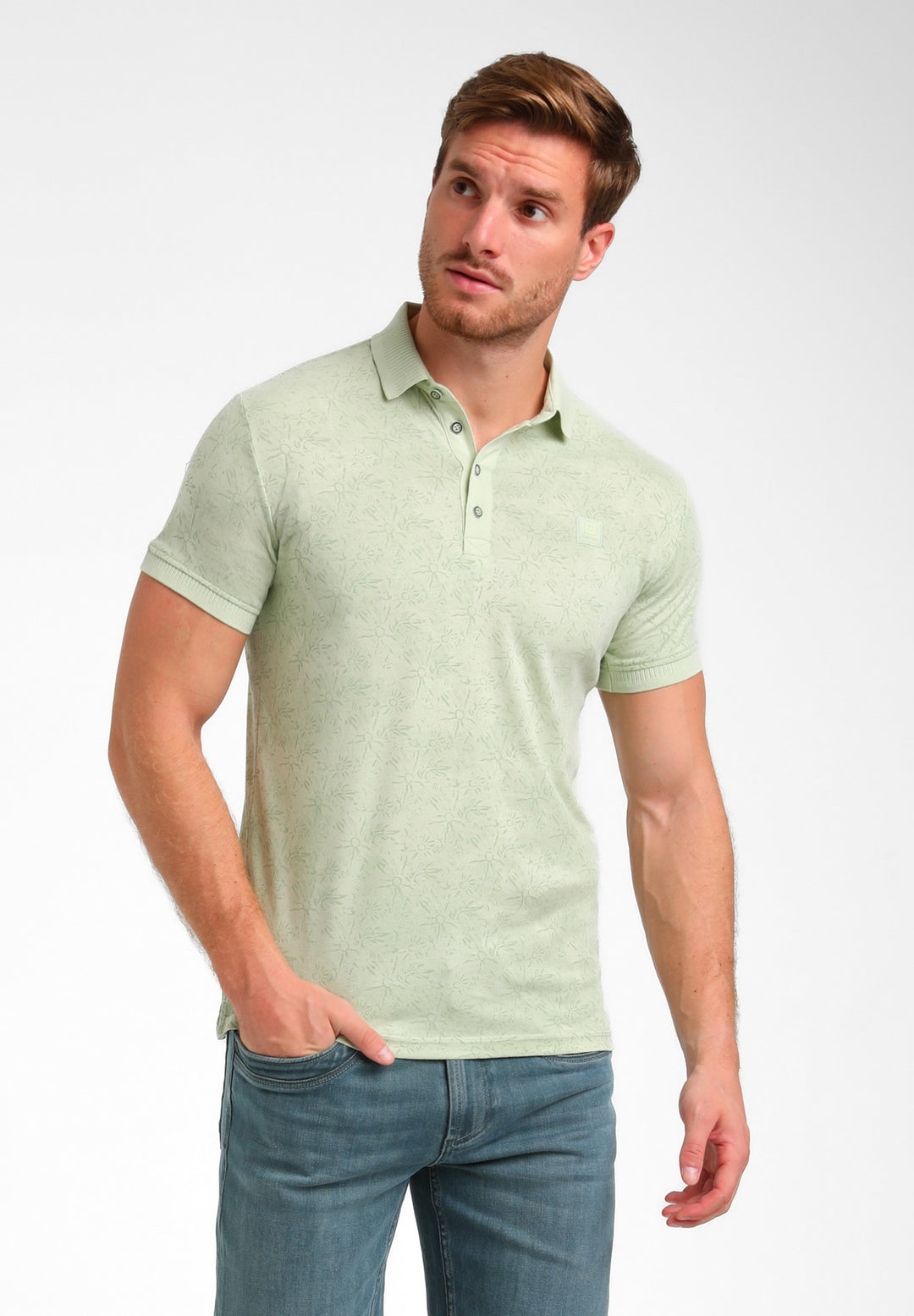 Gabbiano - Heren Polo - 235921 - 55556 Mint Green