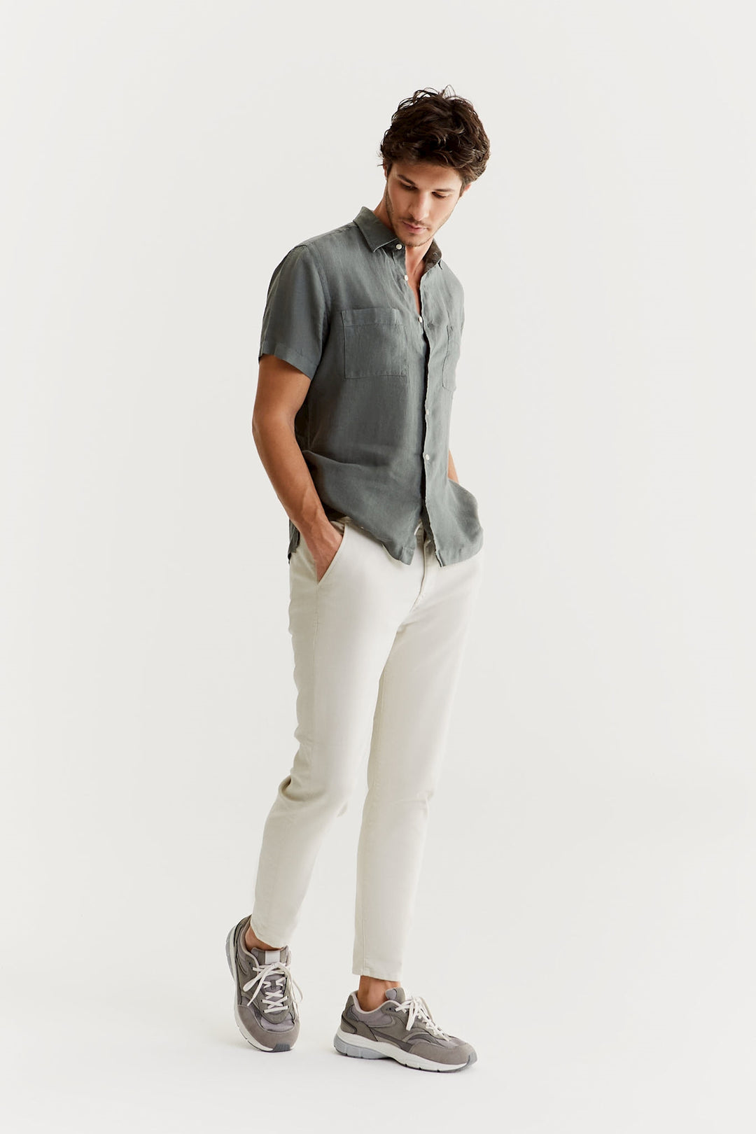 COJ - Felix - Heren Slim-fit Chino - Stone