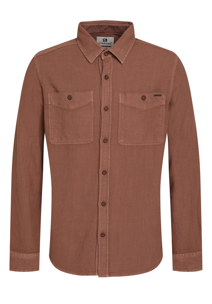 Gabbiano - Heren Overshirt - 335740 - 5701 Clay