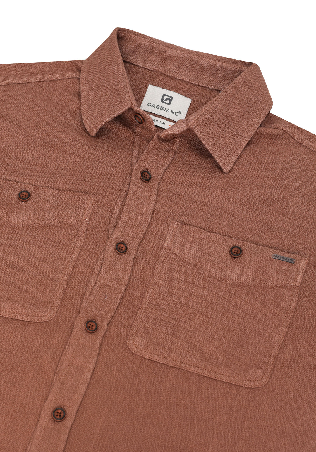 Gabbiano - Heren Overshirt - 335740 - 5701 Clay