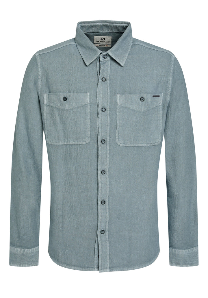 Gabbiano - Heren Overshirt - 335740 - 5703 Teal Blue