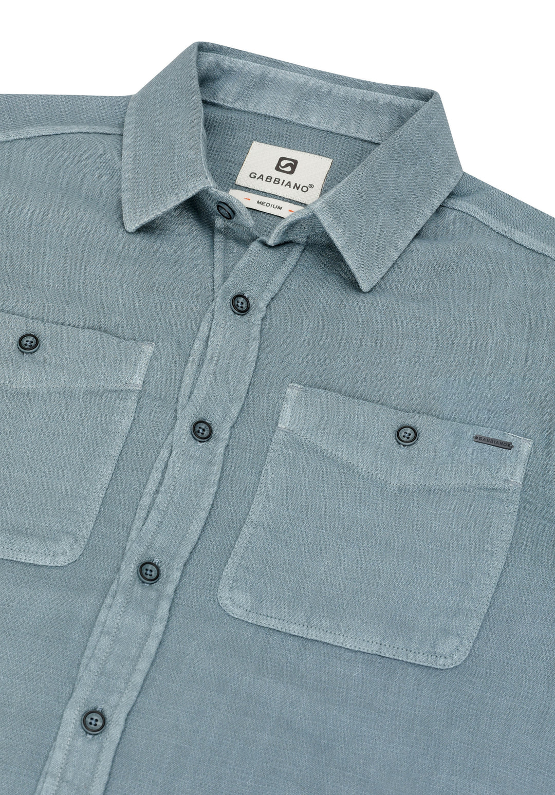 Gabbiano - Heren Overshirt - 335740 - 5703 Teal Blue