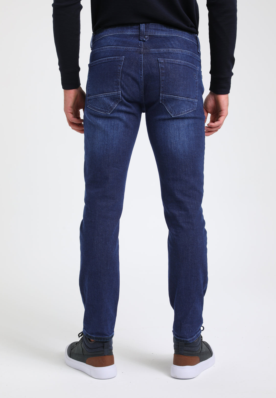 Gabbiano - Atlantic - Heren Regular Jeans - Mid Blue