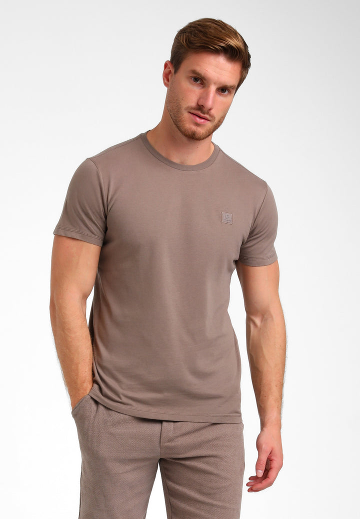 Gabbiano - Heren Shirt - Baze - 152713 - 5997 Desert Taupe