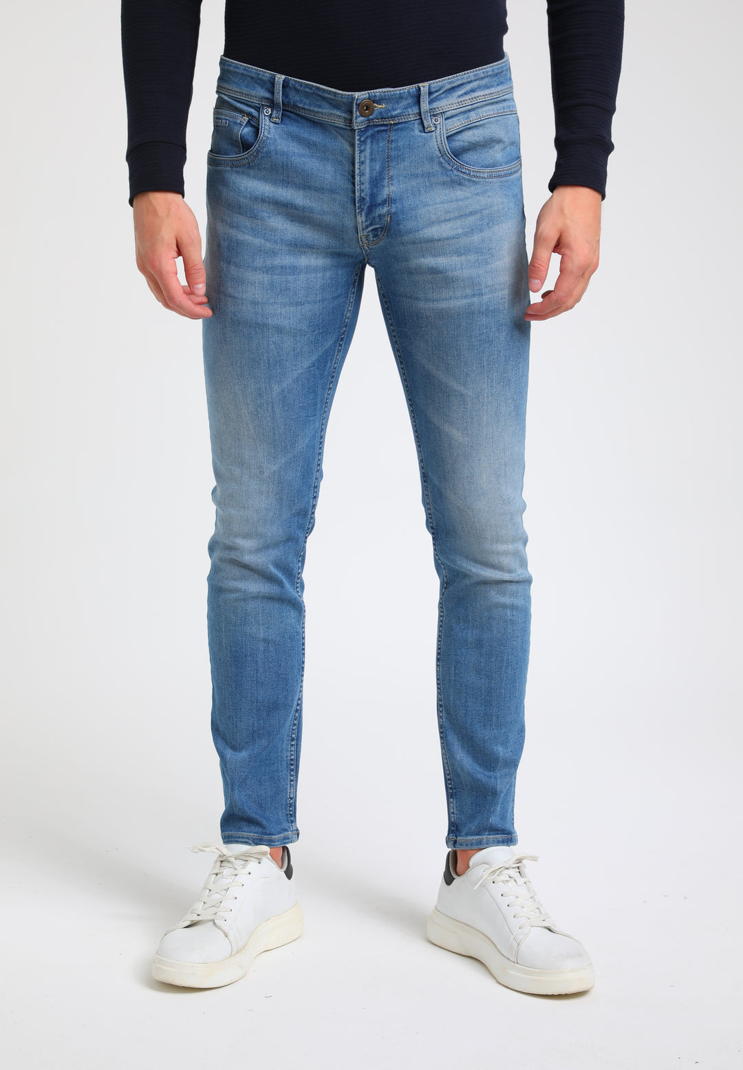 Gabbiano - Pacific - Heren Slim-fit Jeans - Bleach