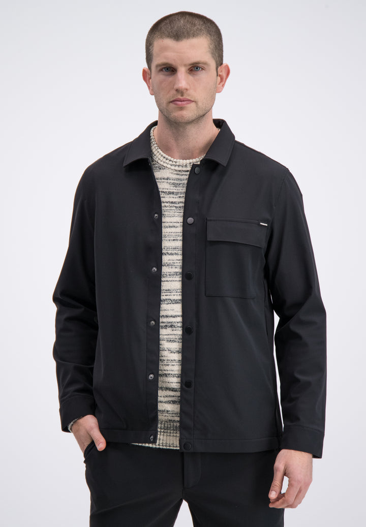 Gabbiano - Heren Overshirt - Arvik - 426245 - 5000 Night Shade