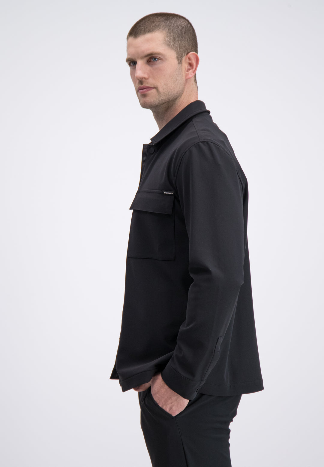 Gabbiano - Heren Overshirt - Arvik - 426245 - 5000 Night Shade