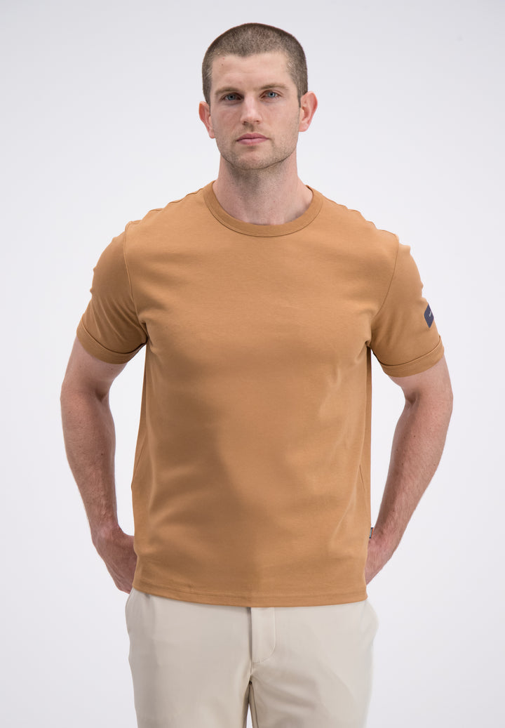 Gabbiano - Heren Shirt - Dan - 156215 - 5004 Roasted Pecan