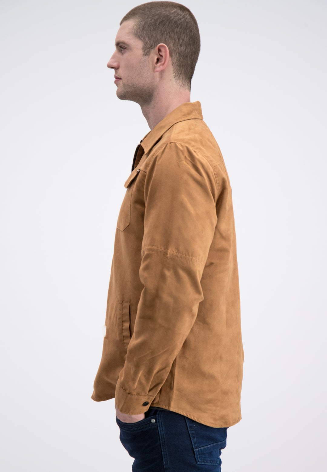 Gabbiano - Heren Overshirt - Sonce - 426244 - 5004 Roasted Pecan