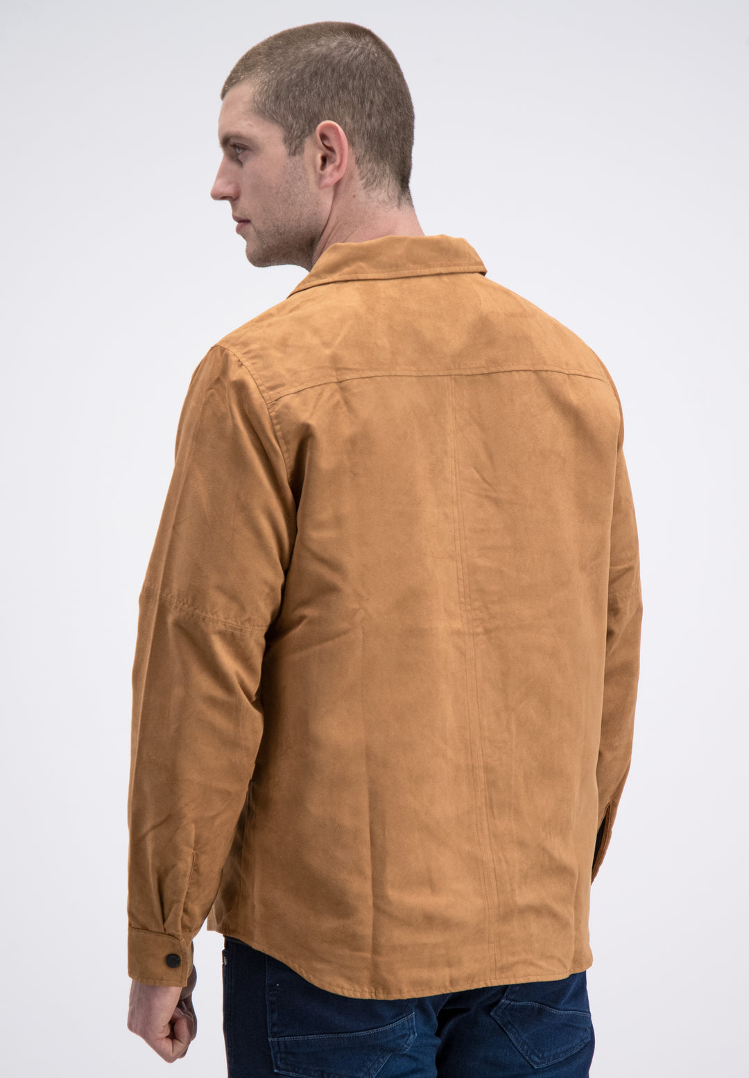 Gabbiano - Heren Overshirt - Sonce - 426244 - 5004 Roasted Pecan