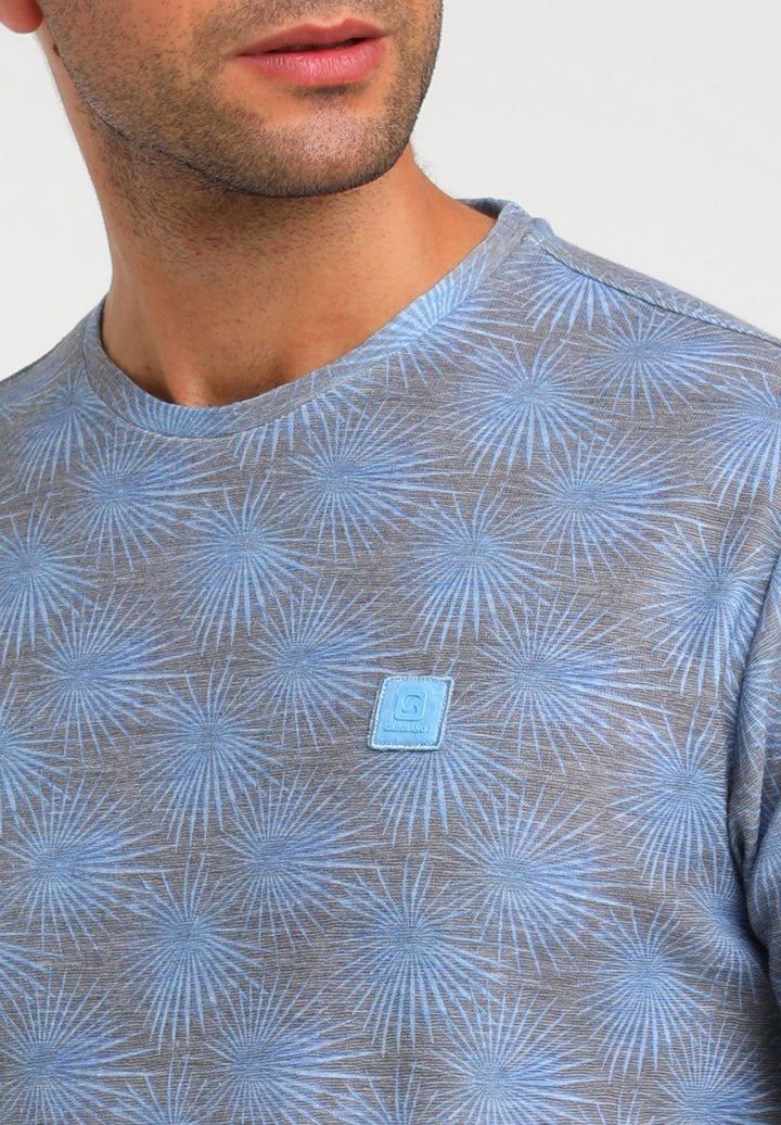 Gabbiano - Heren Shirt - 154540 - 085 Tile Blue