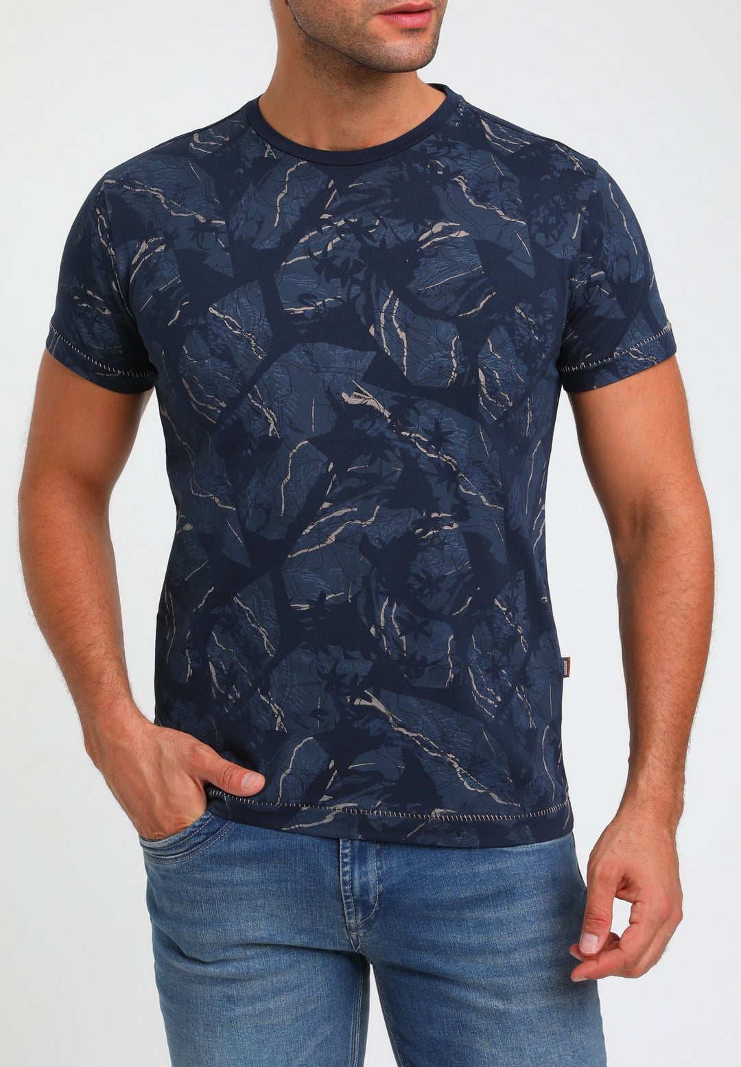 Gabbiano - Heren Shirt - 154529 - 301 Navy