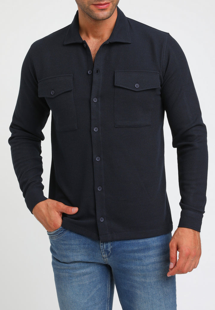 Gabbiano - Heren Overshirt - 424553 - 301 Navy