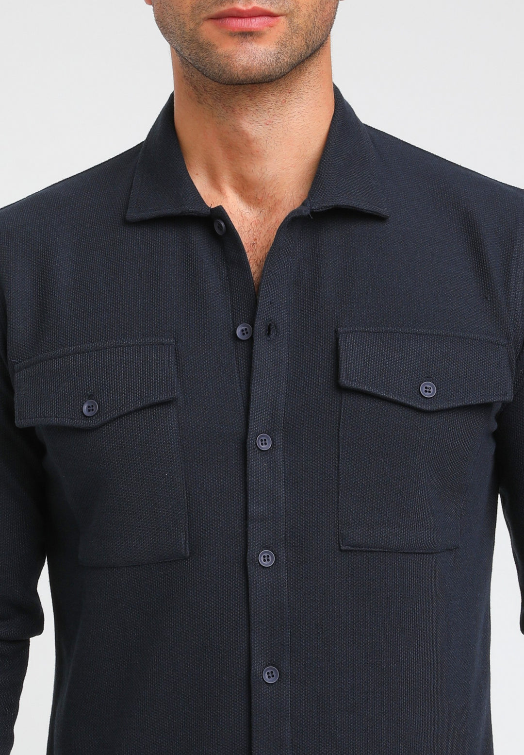 Gabbiano - Heren Overshirt - 424553 - 301 Navy