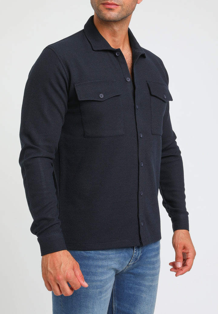 Gabbiano - Heren Overshirt - 424553 - 301 Navy