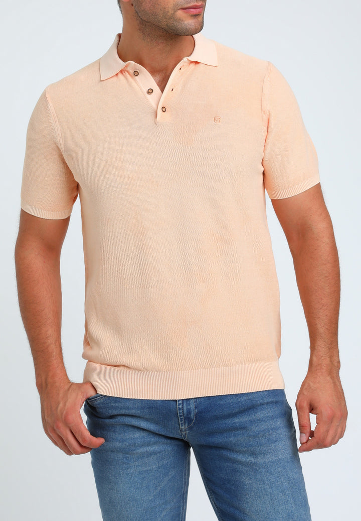 Gabbiano - Heren Polo - 234535 - 972 Soft Peach