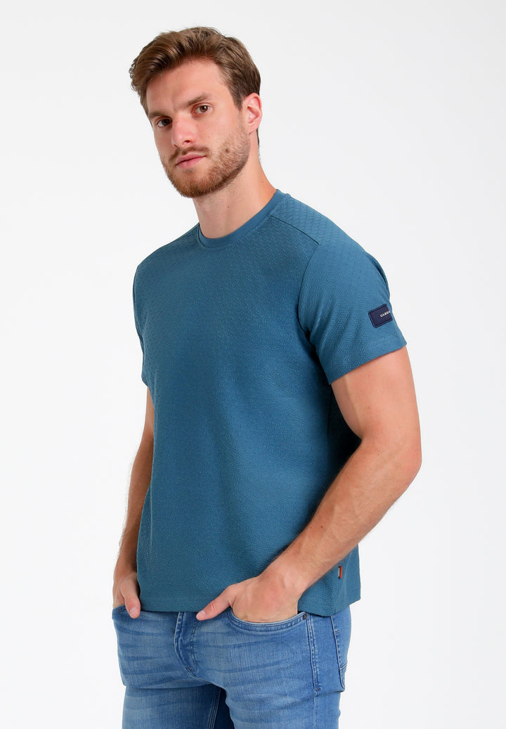 Gabbiano - Heren Shirt - 155519 - 0003 Petrol