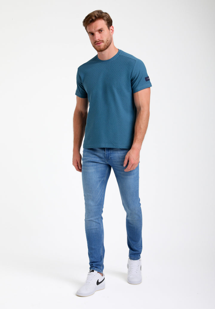 Gabbiano - Heren Shirt - 155519 - 0003 Petrol