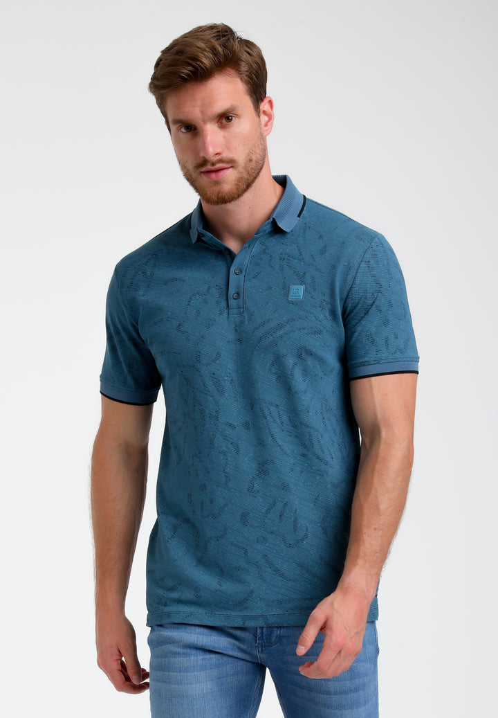 Gabbiano - Heren Polo - 235529 - 0003 Petrol