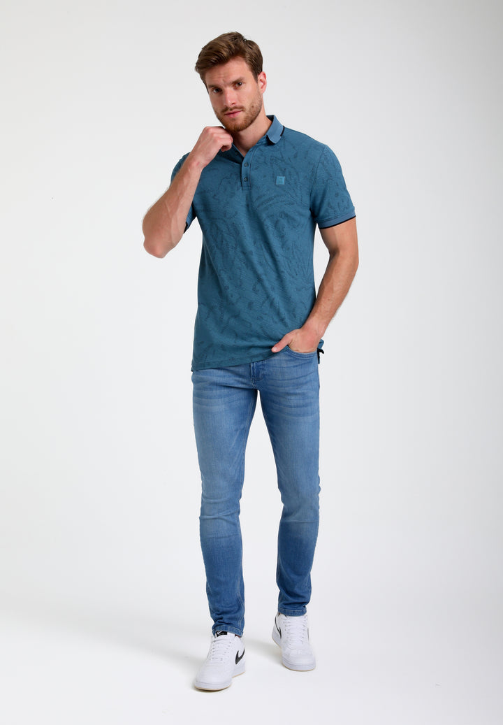 Gabbiano - Heren Polo - 235529 - 0003 Petrol