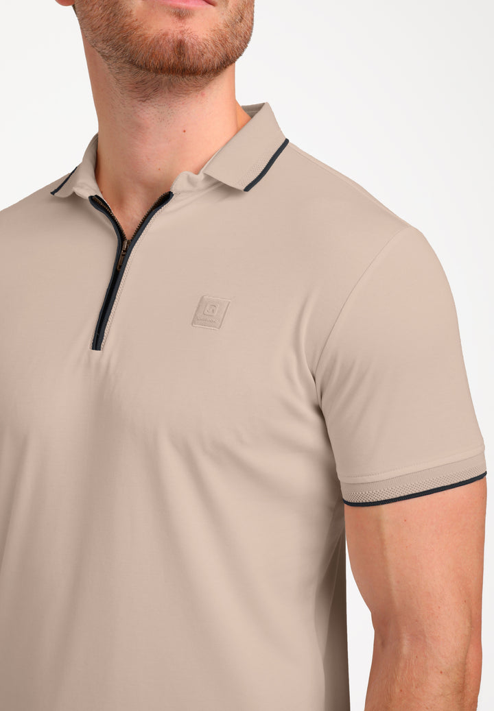 Gabbiano - Heren Polo - 235538 - 01 Beige