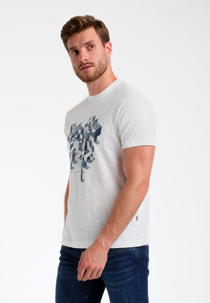 Gabbiano - Heren Shirt - 155516 - 102 Ecru