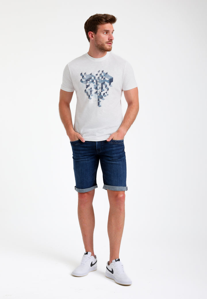 Gabbiano - Heren Shirt - 155516 - 102 Ecru