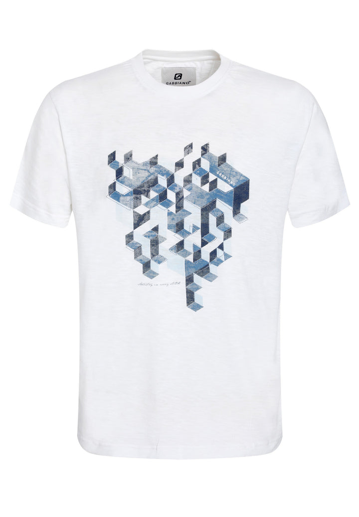 Gabbiano - Heren Shirt - 155516 - 102 Ecru