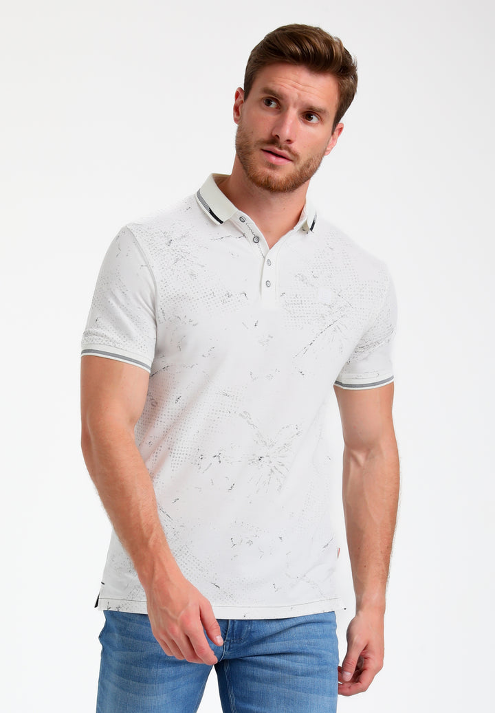 Gabbiano - Heren Polo - 235526 - 102 Ecru