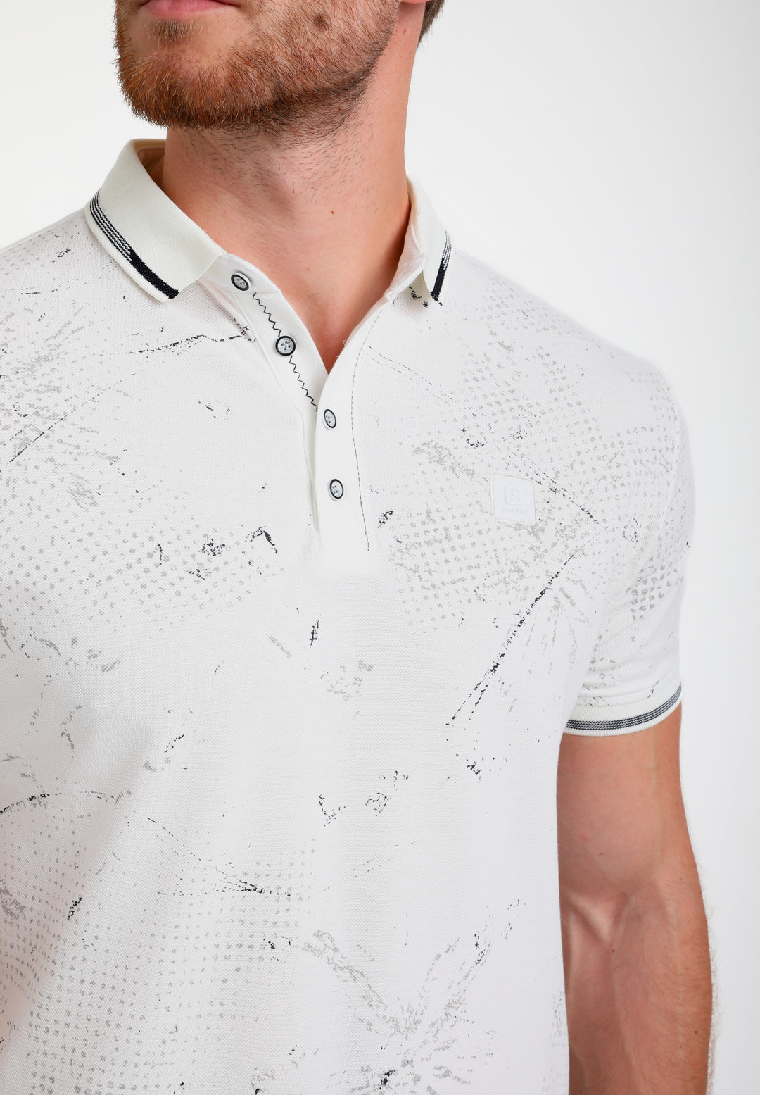 Gabbiano - Heren Polo - 235526 - 102 Ecru