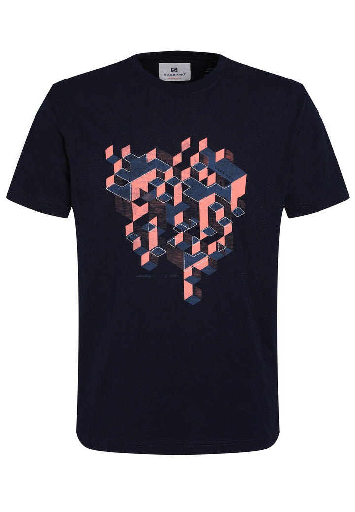 Gabbiano - Heren Shirt - 155516 - 301 Navy