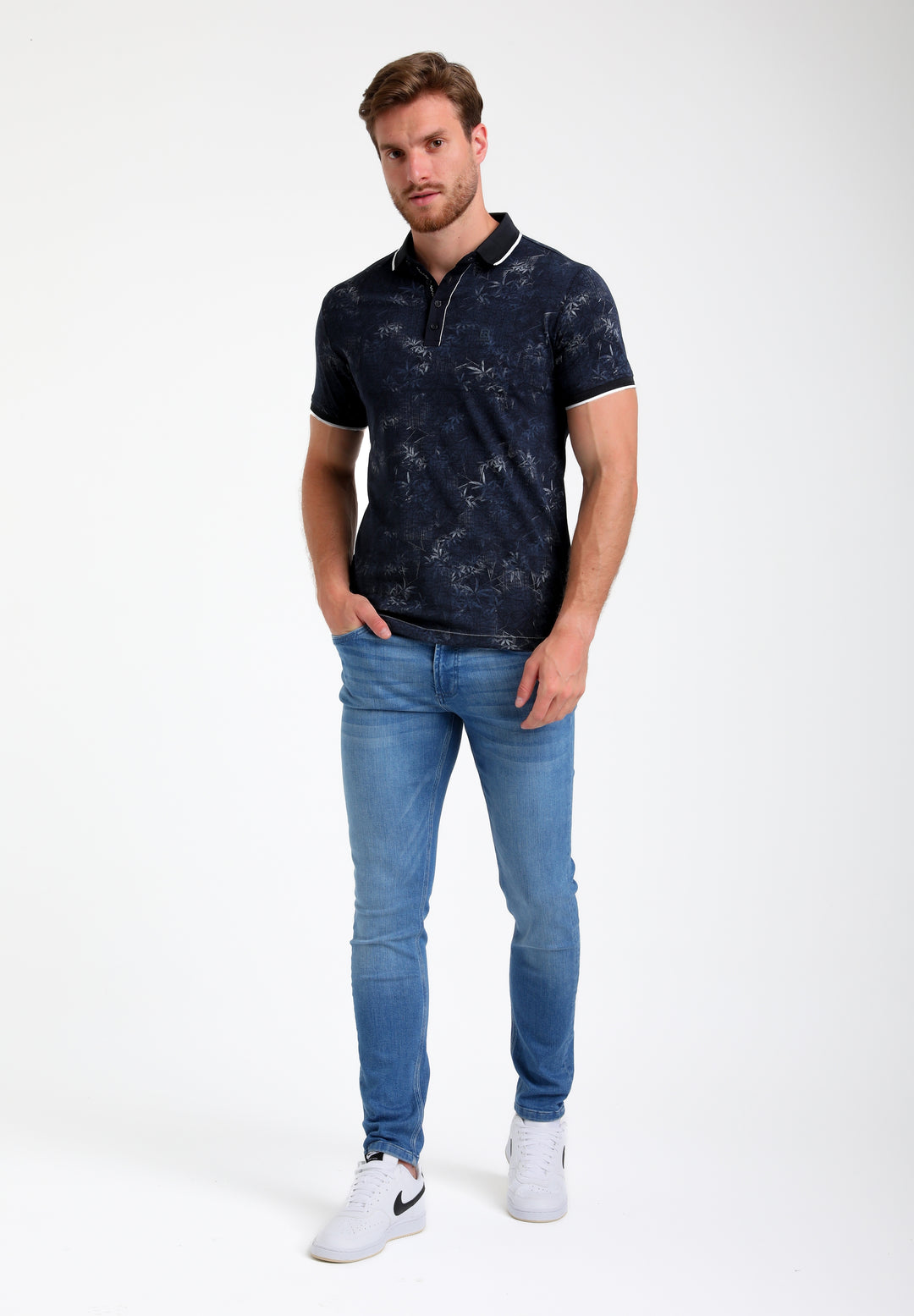 Gabbiano - Heren Polo - 235529 - 301 Navy