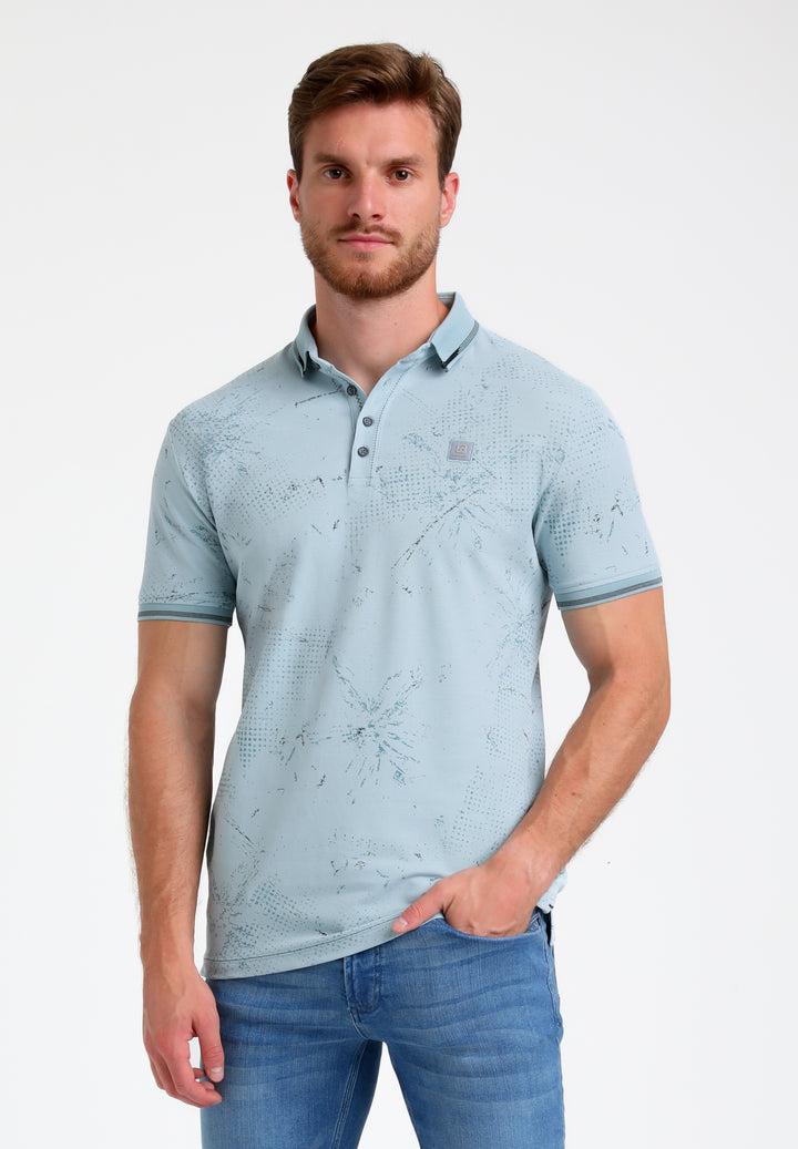 Gabbiano - Heren Polo - 235526 - 4001 Bright Blue