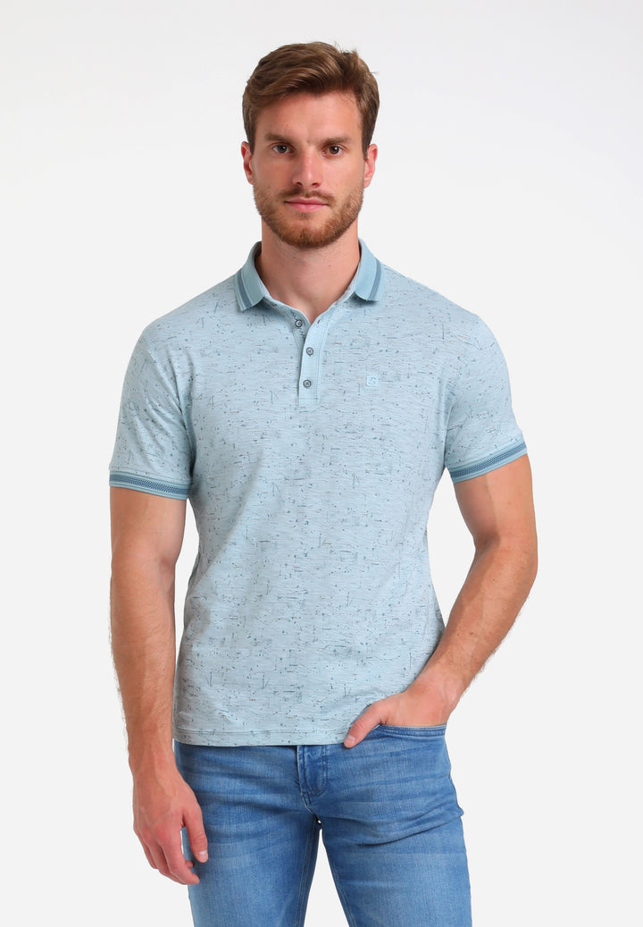 Gabbiano - Heren Polo - 235528 - 4001 Bright Blue
