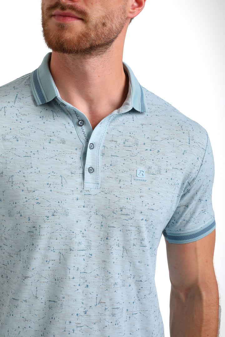 Gabbiano - Heren Polo - 235528 - 4001 Bright Blue