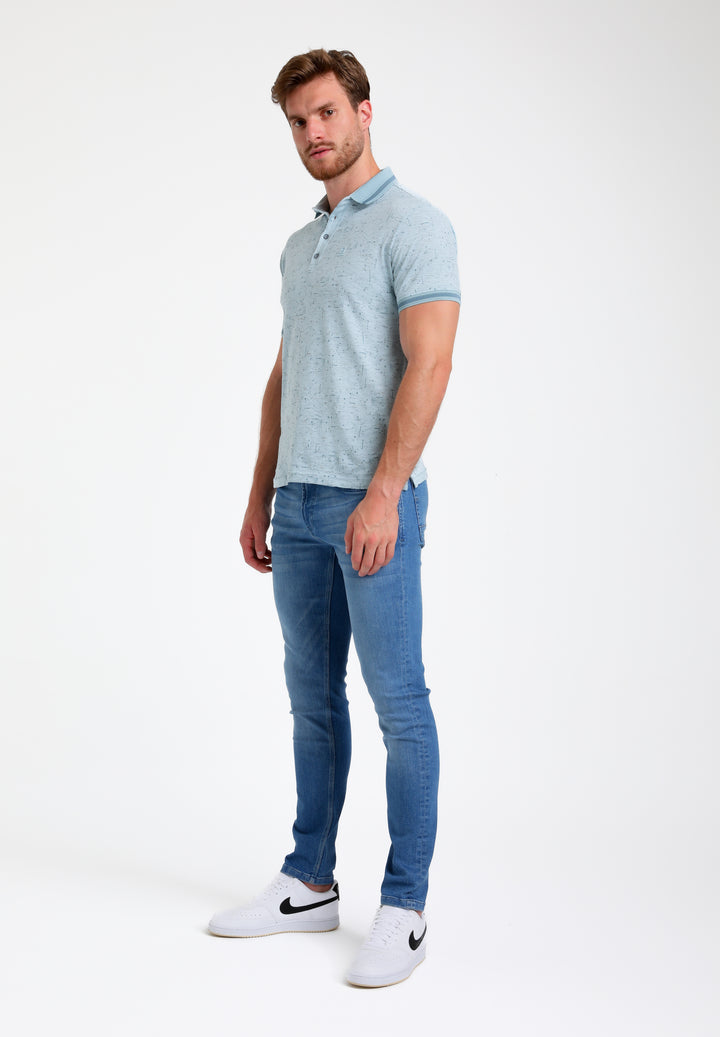 Gabbiano - Heren Polo - 235528 - 4001 Bright Blue