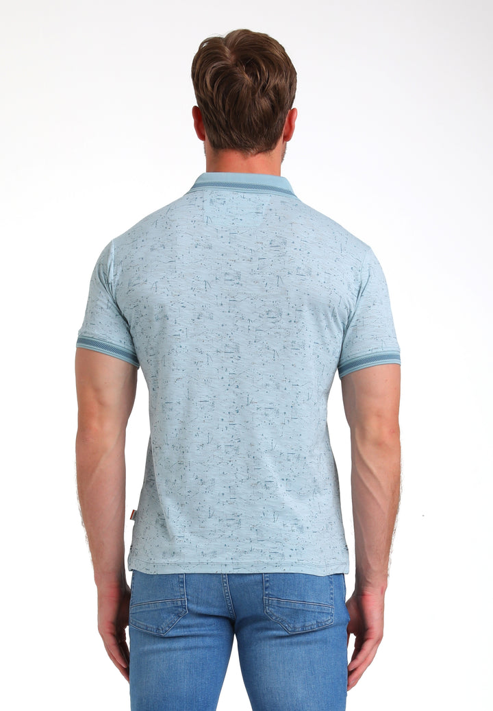 Gabbiano - Heren Polo - 235528 - 4001 Bright Blue