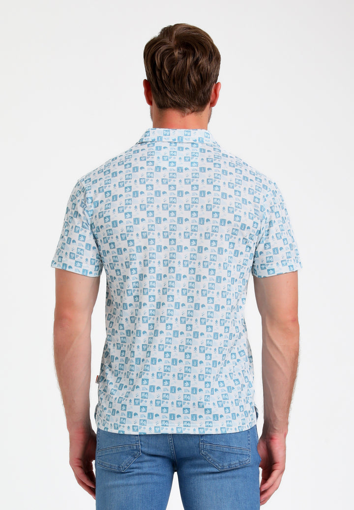 Gabbiano - Heren Polo - 235537 - 4001 Bright Blue